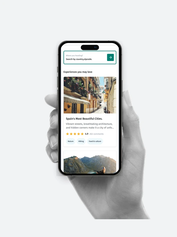 MemoTrip Travel Companion Interface