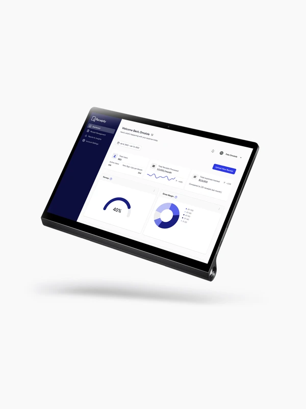 Receiptly Mobile Receipt Capture Scanner